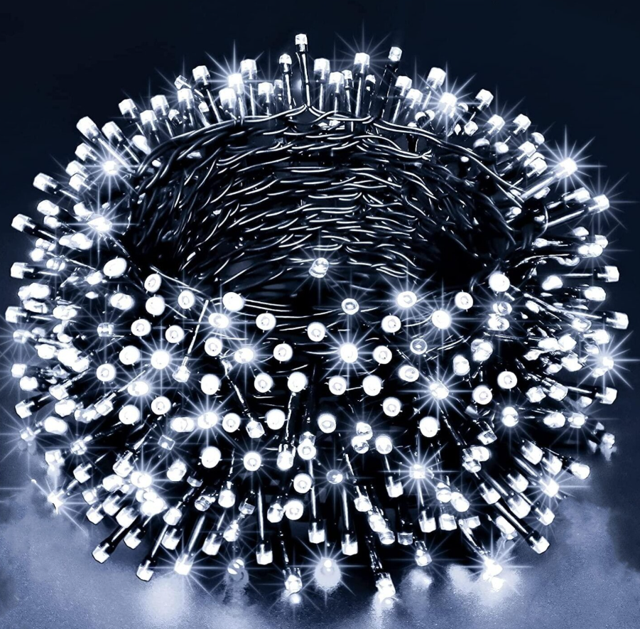 Instalatie Craciun liniara consum redus ALB RECE 9 metri / 16 metri / 23 metri / 30 metri / 36 metri