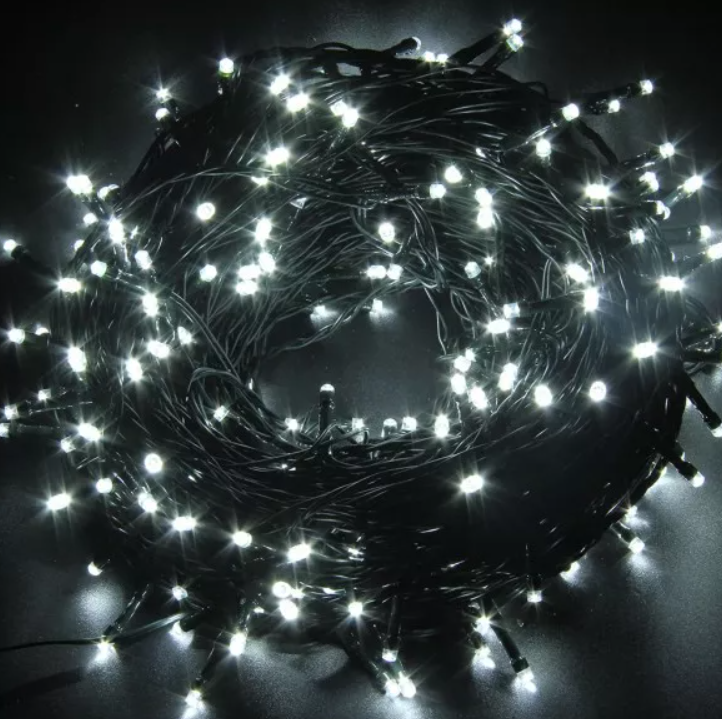 Instalatie Craciun liniara consum redus ALB RECE 9 metri / 16 metri / 23 metri / 30 metri / 36 metri