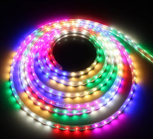 Furtun Luminos Led, lumina multicolor, 7 jocuri de lumini, 10 metri