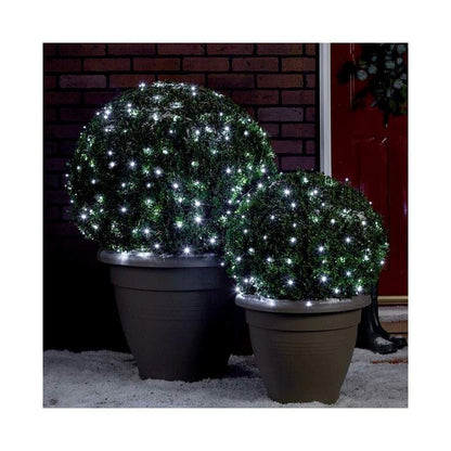 Instalatie De Craciun LED , Liniara Interior/Exterior, Rola 50m, 8 Jocuri De Lumini, Alb Rece