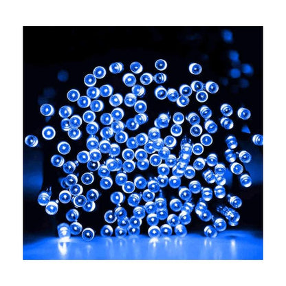 Instalatie De Craciun LED , Liniara Interior/Exterior, Rola 50m, 8 Jocuri De Lumini, Albastru